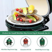 Stainless Steel Cooking Grate for Small and MiniMax Big Green Egg Accessories 13 Inches Cooking Grid Grate Replacement for Most 13-In Barbecue Ceramic Grill and Smoker,Work Grate on Kamado Joe Jr - Grill Parts America