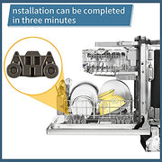 UPGRADED W10195416 (Packs of 4), Dishwasher Wheels Lower Rack for Kitchenaid Whirlpool Maytag Kenmore.Dishwasher Rack Parts .W10195420 AP5983730 W10579095A W10311123B PS11722152 Replacement Wheels - Grill Parts America