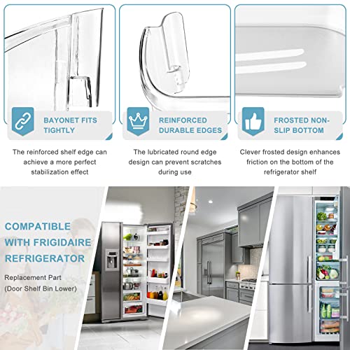 242126602 Refrigerator Door Bin Shelf Replacement for Elec.trolux and Frigi.daire Refrigerator - Fits Side Shelf Bottom Rack Parts 4547407 AP6278233 PS12364199 EAP12364199 - Grill Parts America