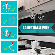 Kitchen Mixers Attachments Hangers-Besuerte Kitchen Mixer Parts for Organizing Kitchen Aid Stand Mixer Attachments, Kitchen Accessories For Stand Mixer Under Cabinet Storage Mount(4pcs Red ) - Kitchen Parts America
