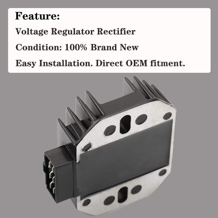 ADP New Voltage Regulator Rectifier for John Deere 130 160 165 M70121 M97348 Shindengen SH578-12 SH626-12 Kawasaki 1990-2000 21066-2056 21066-2070 - Grill Parts America