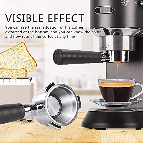 Stainless Steel 51mm 3 Ears Portafilter filter holder - Kitchen Parts America