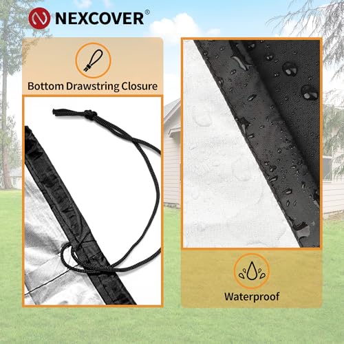NEXCOVER Grill Cover, BBQ Cover 58 inch,Waterproof BBQ Grill Cover,Fade Resistant Gas Grill Cover, Barbecue Grill Covers, Fits Grill of Weber, Brinkmann, Nexgrill, Black Grill Cover for Outdoor Grill. - Grill Parts America