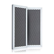 Giliglue Microwave Charcoal Filter Replacement Compatible with GE JX81H, WB02X10956, WB02X11544, WB2X10956, Microwave Filter Replacement Parts- 4 x 8-5/8 x 3/8 Inch, 2 Pack - Grill Parts America