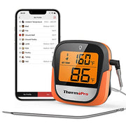 ThermoPro TP901 450-ft Wireless Meat Thermometer for Grilling, Meat Probe Bluetooth Thermometer for Smoker, Digital Meat Bluetooth Thermometer for Cooking, Smoker Accessory for Fish, Beef & Turkey - Grill Parts America