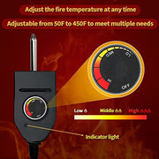 SUONA Electric Smoker and Grill Heating Element Replacement with Adjustable Thermostat Cord Controller,1500 Watt Heating Element for Masterbuilt Smoker & Turkey Fryers and Most Electric Smokers - Grill Parts America