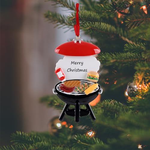 Personalized BBQ Grill Ornaments 2023 - Barbecue Ornament - Polyresin Barbeque Ornament for Chrismtas Tree- BBQ Grill Smoker Christmas Ornament - Unique Griller Gift - Grill Parts America