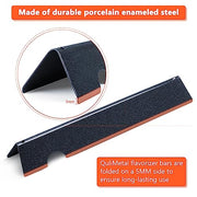 QuliMetal 66795 Flavorizer Bars & 66040 Heat Deflector Replacement for Weber Genesis II/LX 300 Series, Genesis II E-310 E-315 S-335 Grills, 17 Inch Flavor Bars/Deflectors for Weber 66032 66685(5+3) - Grill Parts America