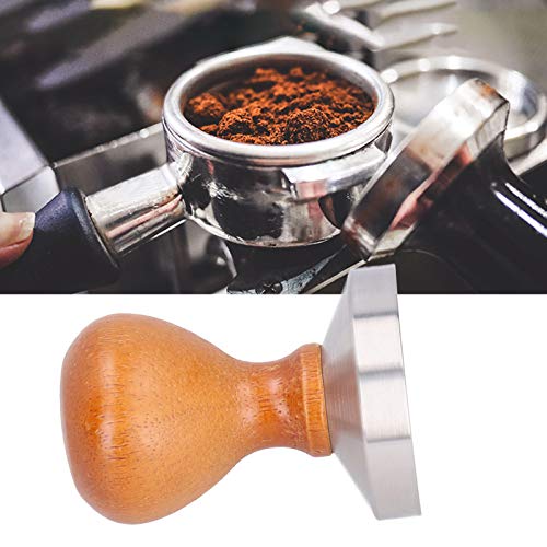 58mm Coffee Tamer Stainless Steel Base Hand Press Tool Powder