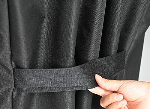 Mini Lustrous Grill Cover Fits for Blackstone 17inch 22inch Griddle with Hood and Stand, Perfect Take Along Griddle Accessories for Outdoor Cooking and Camping (Black) - Grill Parts America