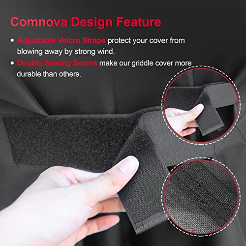 Comnova Grill Cover 72 Inch - 600D BBQ Cover for Outdoor Grill Heavy Duty and Waterproof, Large Barbecue Gas Grill Covers for Weber, Char-Broil, Nexgrill, Monument, Dyna-glo, Brinkmann and More - Grill Parts America