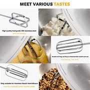 Hand Mixer Beaters for Hamilton Beach Hand Mixers,for Hamilton Beach Mixer Parts, Hand Mixer Attachment replacement Compatible with Hamilton 62682RZ 62692 62695V 64699, Dishwasher Safe. - Kitchen Parts America