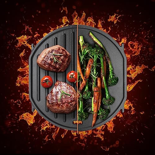 SafBbcue Cast Iron Gourmet BBQ System Sear Grates for Weber 200/300 Series Grill Parts, Weber Spirit E-210 Spirit E-310 Genesis II E-310, Genesis II LX S-440 Grill Grates,Weber 64812 64815 64830 Parts - Grill Parts America