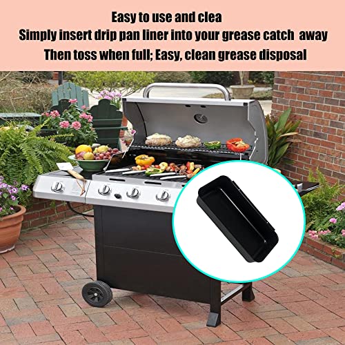 DONSIQIZZ Grease Catch Pan 70379 for Weber Genesis II LX 400 & 600, Summit 400 & 600 Gold & Platinum 6 Burner Series, SmokeFire EX4, EX6, Fit for Weber Grease Pan 6498 & 6417 | 11"x 5" - Grill Parts America