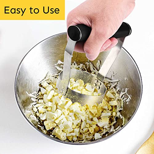  HULISEN Stainless Steel Pastry Scraper, Dough Blender & Biscuit  Cutter Set (3 Pieces/ Set), Heavy Duty & Durable with Ergonomic Rubber  Grip, Professional Baking Dough Tools, Gift Package: Home & Kitchen