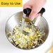 HULISEN Cutlery Serrated Food Chopper, 3 Inch Stainless Steel Manual Hand Chopper with Grip Handle & Serrated Tooth Edge, Handheld Chopper, Chop Cabbage, Egg, Nut, Ground Meat, Vegetable for Salad - Kitchen Parts America