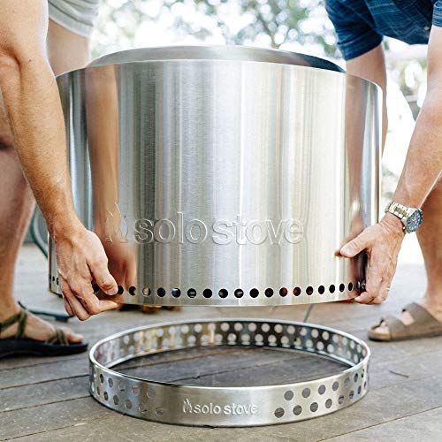 Solo Stove Yukon 27" Stand Stainless Steel Fire Pit Accessory - Grill Parts America