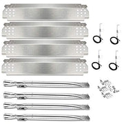 Utheer Grill Replacement Parts for Home Depot Nexgrill 4 Burner 720-0830H, 720-0830D, 720-0783E, 720-0830A Gas Grill, Included 4 Grill Burner Tube, 4 Heat Plates Shield Tent, 4 Ignitors - Grill Parts America