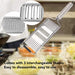 Vegetable Chopper with 3 Stainless Steel Blades Vegetable Onion Mincer Cutter Chopper Food Dicer Chopper for Vegetables - Kitchen Parts America