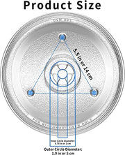 10.5” Microwave Turntable Tray for Hamilton Beach, Sunbeam, Emerson P23, GE General Electric 10-1/2 inch Microware Glass Plate Replacement for Panasonic, Chefmate, Avant etc Microwave Oven Plate - Grill Parts America