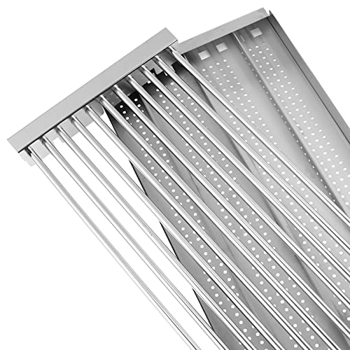 BQMAX 18 7/16" Grill Parts for Charbroil Tru-Infrared 463270613 463270612 463270614 463246910 463270610 463243911 463243812 466247110 463270611, Stamped Stainless Steel Emitter and Cooking Grid - Grill Parts America