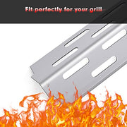Cozilar Grill Flavorizer Bars Heat Deflectors BBQ Gas Grill Replacement Parts for Weber 66041, 66033, 66796, Weber Genesis II E-410, S-410, Genesis II LX E-440, S-440, 17” Stainless Steel Flavor Bars - Grill Parts America