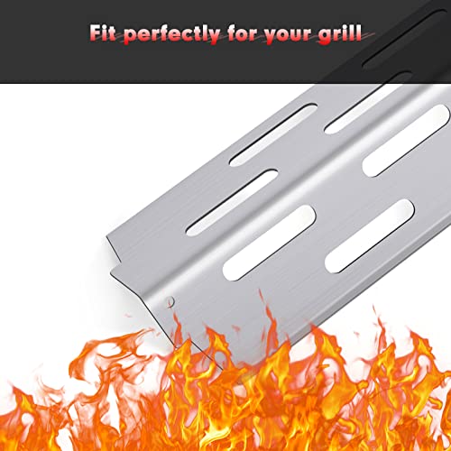 Cozilar Grill Flavorizer Bars Heat Deflectors BBQ Gas Grill Replacement Parts for Weber 66041, 66033, 66796, Weber Genesis II E-410, S-410, Genesis II LX E-440, S-440, 17” Stainless Steel Flavor Bars - Grill Parts America