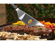 Blackstone 5051 Griddle Accessories Set Heat Resistant 6 Piece Stainless Steel Outdoor Indoor Grilling Utensils Hibachi Tools Kit-16, 16 Inch Tongs, Fork, 16” Ladle, 2 Extra-Long Spatula - Grill Parts America