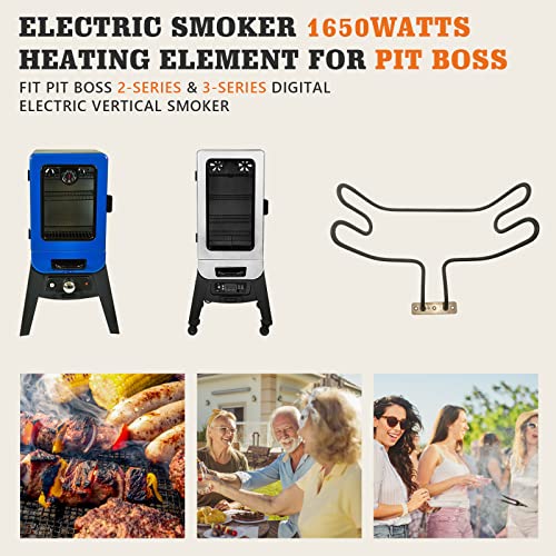 Electric Smoker Heating Element Parts Rplacement for Pit Boss Vertical Smoker, 1650Watts Heating Element fit for Pit Boss 2-Series & 3-Series Digital Electric Vertical Smoker - Grill Parts America