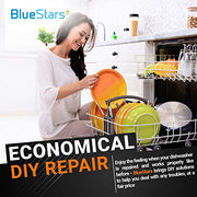 Ultra Durable W10082853 Dishwasher Tine Pivot Clip Replacement Part by BlueStars- Exact Fit for Whirlpool Kenmore Kitchenaid Dishwashers - Replaces WPW10082853 PS11748190 PS1734891 1446946 - PACK OF 2 - Grill Parts America
