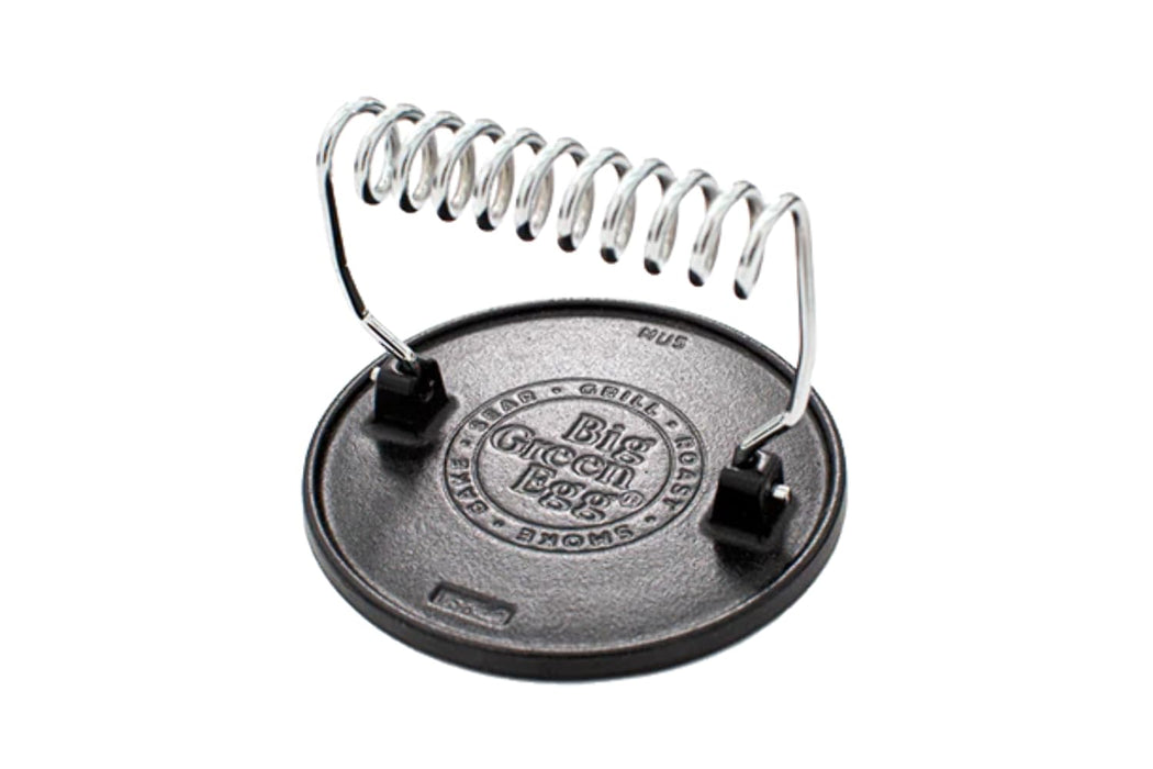 Big Green Egg Cast Iron Grill Press - Grill Parts America