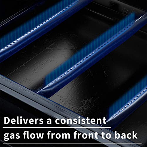 SHINESTAR 62752 Grill Burner Replacement for Weber Genesis E-310, Genesis 300 Series (with Front Control), Durable Stainless Steel, 19.5-Inch Long - Grill Parts America