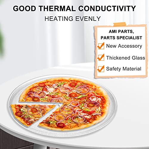 12 3/8 inch Microwave Glass Turntable Plate Replacement P34 by AMI PARTS (315mm) Microwave Glass Plate Replaces P100N30AP-S3B EM031M2ZC - Grill Parts America