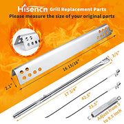 Hisencn Grill Replacement Parts for Charbroil Performance 5 Burner, 304 Stainless Steel Grill Parts for Charbroil 463347519, 463347518, 463361017, Replacement Parts for G470-5200-W1, G470-0004-W1 - Grill Parts America