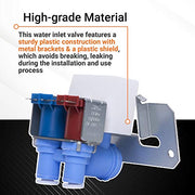 LIFETIME WARRANTY WR57X10051 Refrigerator Dual Inlet Water Valve Replacement Part by BlueStars - Exact Fit for GE Kenmore Hotpoint Refrigerators - Replaces riv-12ae21 AP3672839 WR2X10105 WR57X98 - Grill Parts America