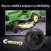 KIPA Mower Anti Scalp Deck Wheel Kit Replace for Bad Boy 022-5234-98 103-3168 103-7263 103-4051 Toro 1-603299 68-2730 Husqvarna 5391026-43 and Many Bore 5/8" Wheel Size 5-2.75 Durable PACK-6 - Grill Parts America