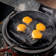 Kamado Joe KJ15094522 Karbon Steel Griddle for Classic Joe Grills, Black - Grill Parts America