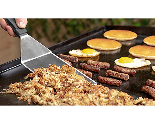Blackstone 5051 Griddle Accessories Set Heat Resistant 6 Piece Stainless Steel Outdoor Indoor Grilling Utensils Hibachi Tools Kit-16, 16 Inch Tongs, Fork, 16” Ladle, 2 Extra-Long Spatula - Grill Parts America
