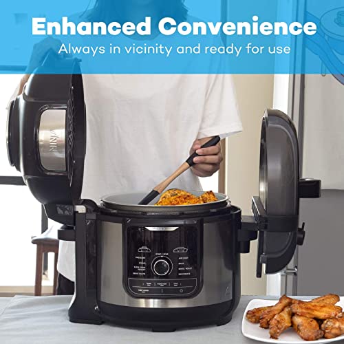 Goldlion Lid Holder Lid Stand Accessories Compatible with Ninja Foodi Pressure Cooker and Air Fryer 6.5 Quart and 8 Quart (Patent Design) - Kitchen Parts America