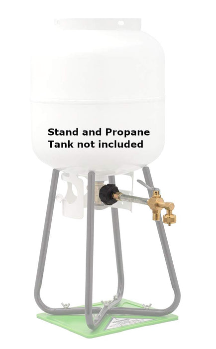 Flame King Propane Refill Fitting Adapter Valve for 1LB Camping Refillable Tank Cylinders - Grill Parts America