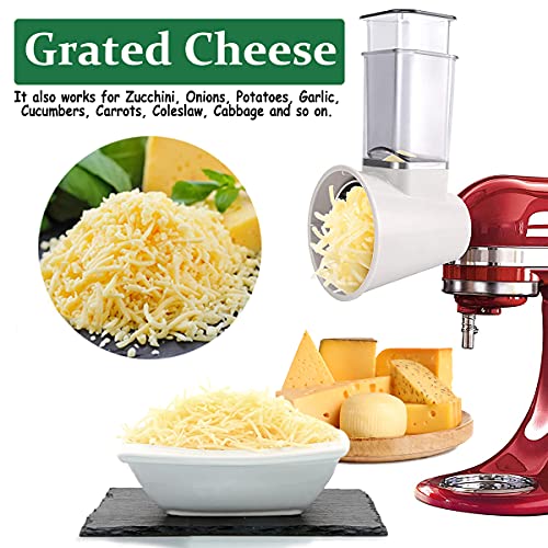 Food Grinder Attachment Slicer Compatible for Kitchen Aid Stand