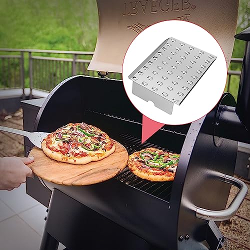 BMMXBI Drip Tray Replacement Parts for Camp Chef 24 Series Pellet Grills, SmokePro SG24/STX 24/XT 24, Woodwind Classic 24/ SG 24/WiFi 24, Drip Pan Heat Baffle for Traeger Pro 20 22 575 Series - Grill Parts America