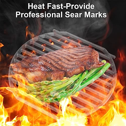 Outspark 64830 Grill Grate for Weber Gourmet BBQ System Sear Grate,Cast Iron Cooking Grid for Spirit/Spirit II 200/300 SER,Weber Genesis II E-310,II LX S-440,Cast Iron Gourmet BBQ System Accessory - Grill Parts America