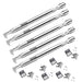 Derurizy Adjustable Universal Grill Burner Tube Kit Extends from 14" to 19" BBQ Replacement Gas Grill Parts for Nexgrill, Brinkmann, Dyna-Glo and Others, 5 Pack - Grill Parts America