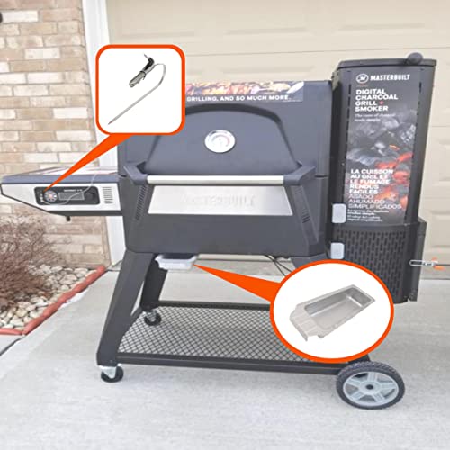 Replacement part for Masterbuilt Gravity Series Meat Probe with Grease Tray,fit Masterbuilt 560/800/1050 XL Digital Charcoal Grill+Smoker Accessories - Grill Parts America