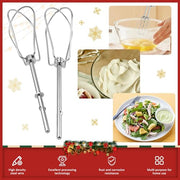 Hand Mixer Beaters W10490648 Hand Mixer Attachment Beaters-hand mixer replacement parts Replace W10490648 KHM2B AP5644233 PS4082859 (2PACK) - Grill Parts America