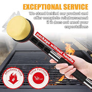 Replacement Grill Brush Head with Scraper, Bristle-Free Sponge Brush Head for Safe and Effective BBQ Cleaning Scraper Tools for Cast Iron or Stainless-Steel Grates, Barbecue Cleaner - Grill Parts America