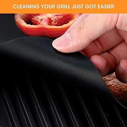 AIEVE Grill Mat Accessories for Ninja Woodfire Outdoor Grill, 3 Pack Non-Stick BBQ Mat Baking Mat Reusable Liners Compatible with Ninja Woodfire Grill Accessories - Grill Parts America