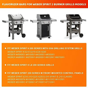 Uniflasy 15.3" Flavorizer Bars for Weber Spirit GS4 I & II 200 Series,Spirit II & I E210 S210 E220 S220 Gas Grills,Stainless Steel Heat Plate Replacement Parts,Weber GS4 Grill Parts,7635,67045 - Grill Parts America