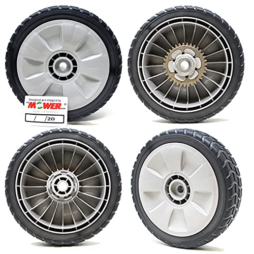 The Mower Shop HRR216 Wheel Set (Includes set of rear 42710-VE2-M02ZE and set of front 44710-VL0-L02ZB) - Grill Parts America